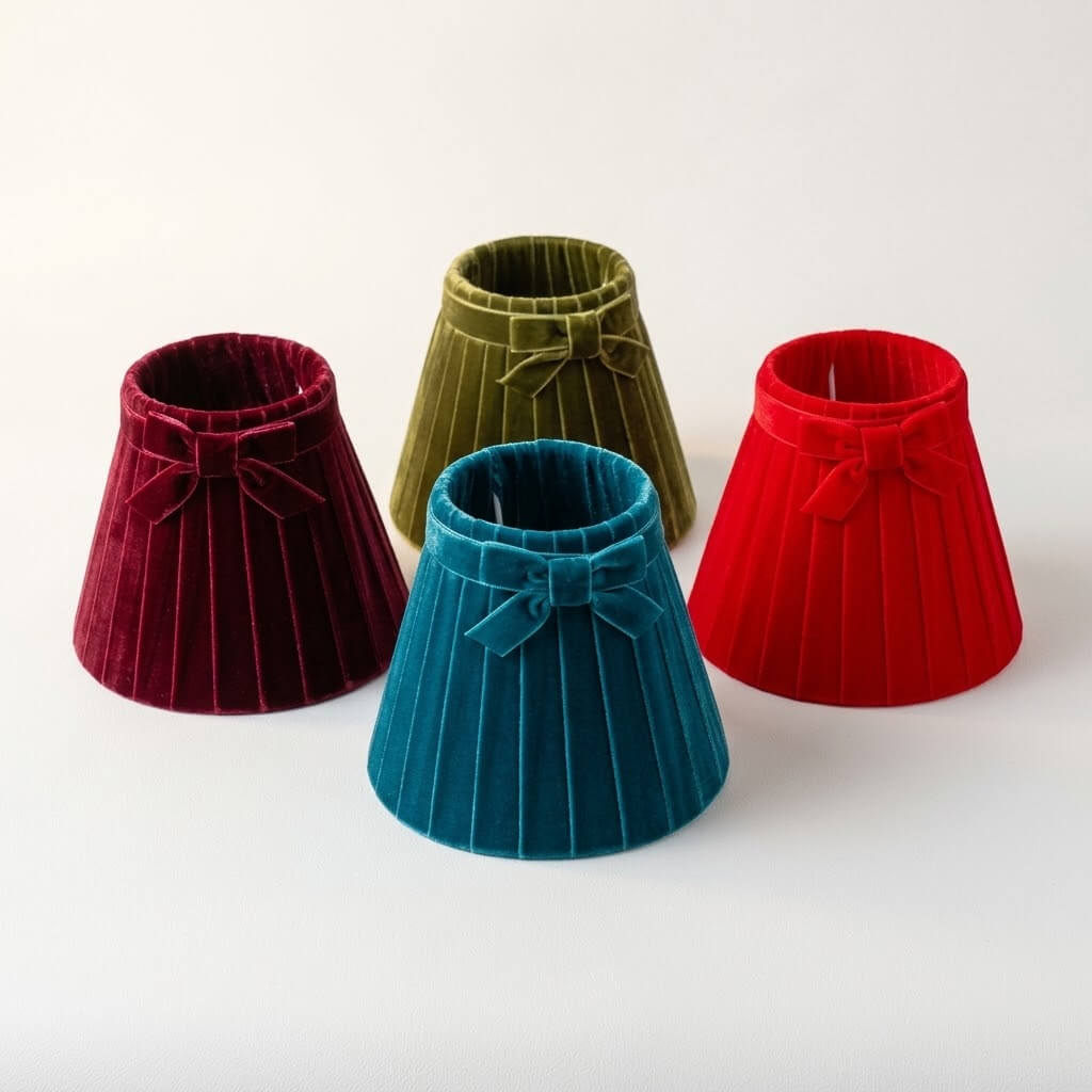 Teal Velvet 5.5"Lampshade