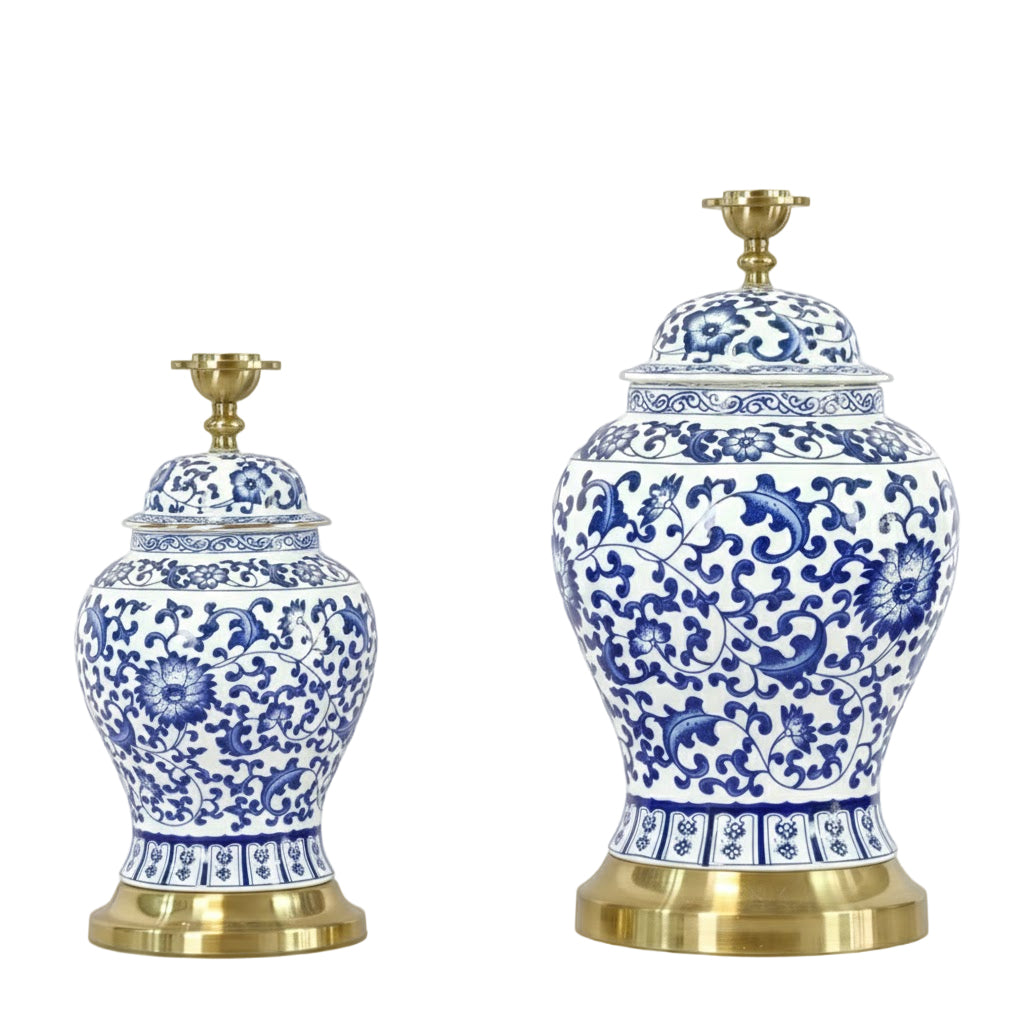 MIN Dynasty 9.45" Ceramic Rechargeable Lamp