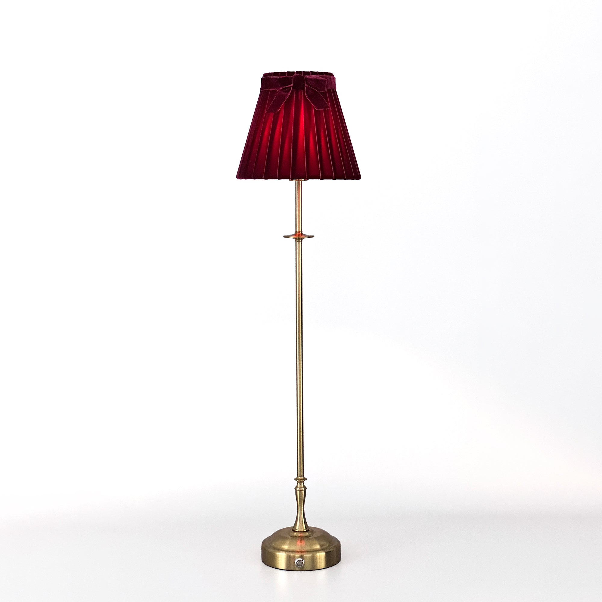 METALL Rechargeable Lamp With 7.1" Vampire Velvet Lampshade