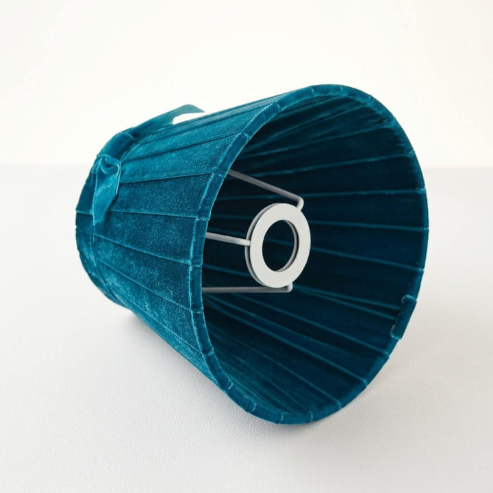 Teal Velvet 7.1" Lampshade