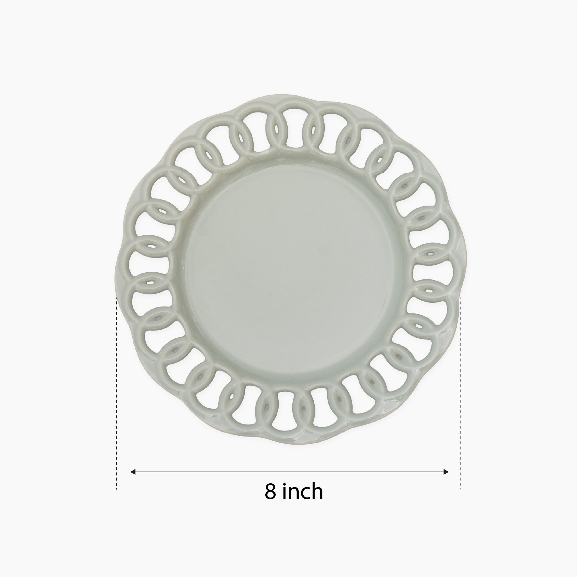 Sage Green Salad Plates Set of 4