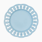 Baby Blue Ceramic Dinner Plate Set for 1