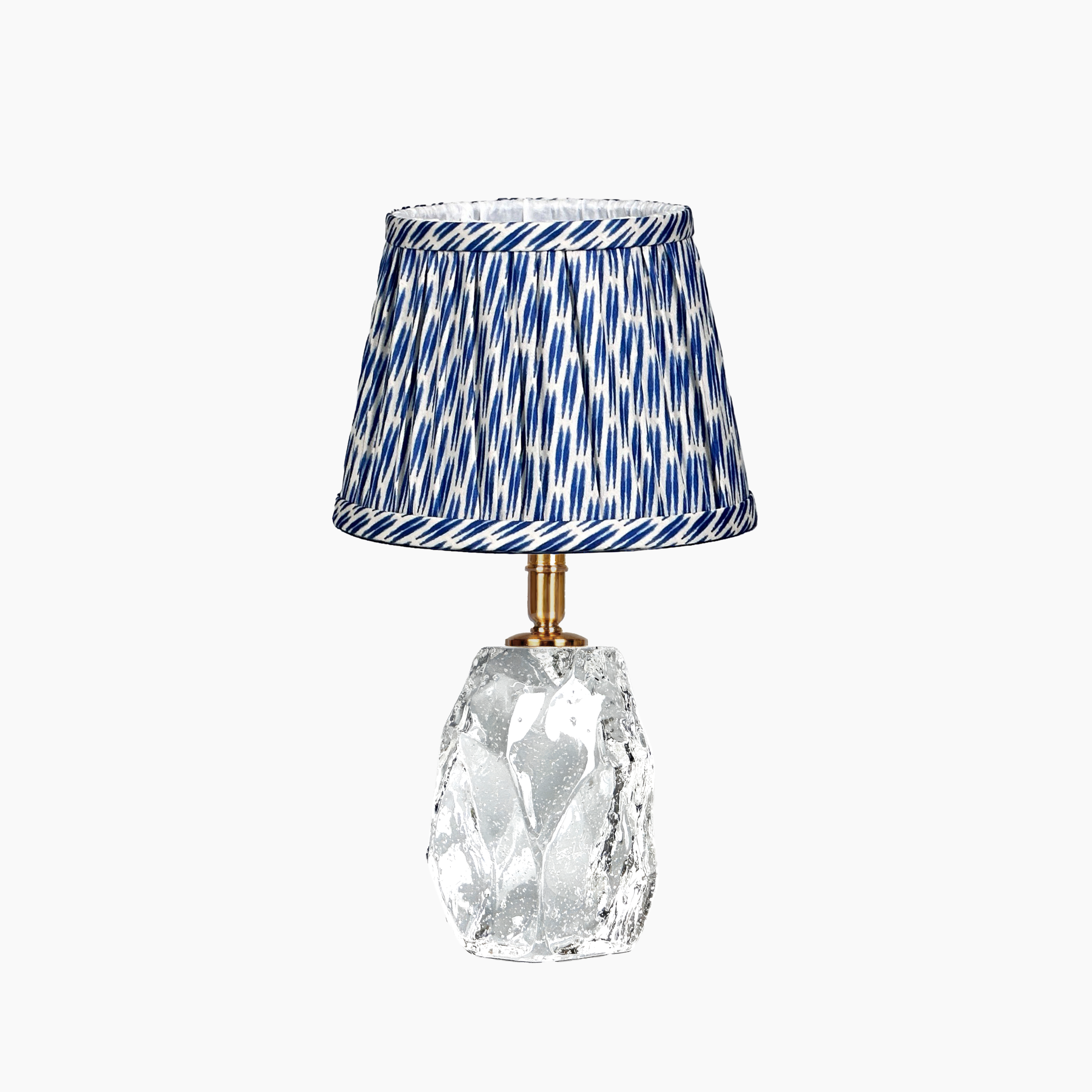 CINDERELLA RECHARGEABLE LAMP WITH VERDANT WILLOW ARTISAN SILK LAMPSHADE