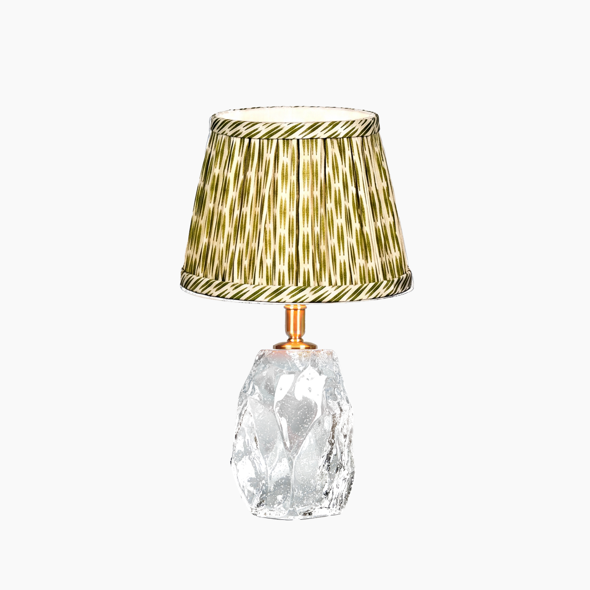 CINDERELLA RECHARGEABLE LAMP WITH ORIENTAL GARDENIA SILK LAMPSHADE