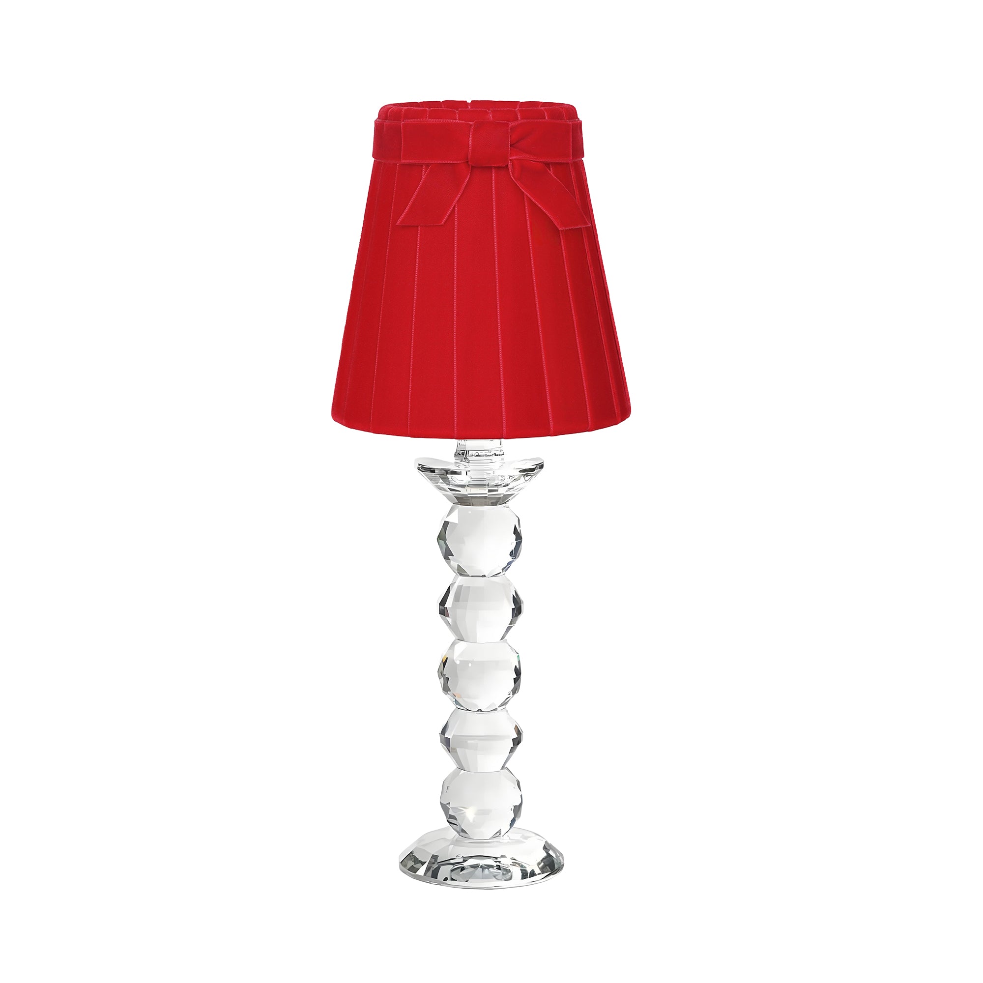 LANCELOT RECHARGEABLE LAMP WITH MARILYN VELVET LAMPSHADE (14CM)