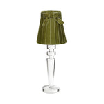 ARTHUR Rechargeable Lamp with 5.5" Olive Green Lampshade