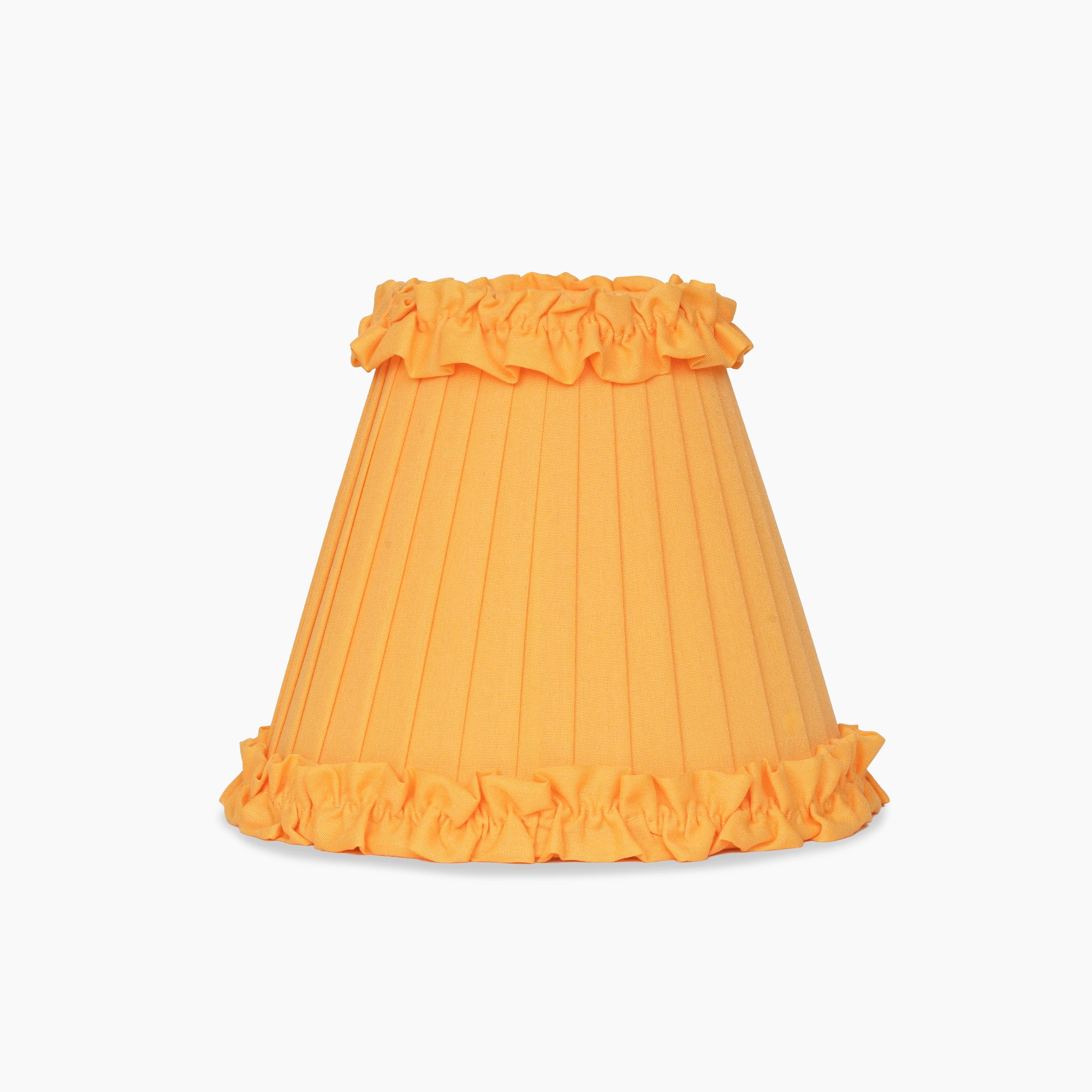 Marigold Frilled Fabric Lampshade