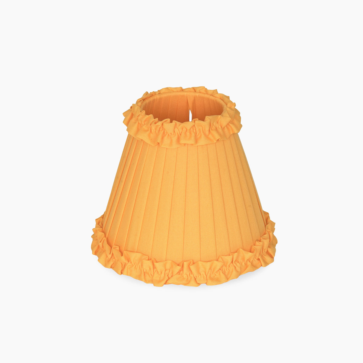 Marigold Frilled Fabric Lampshade