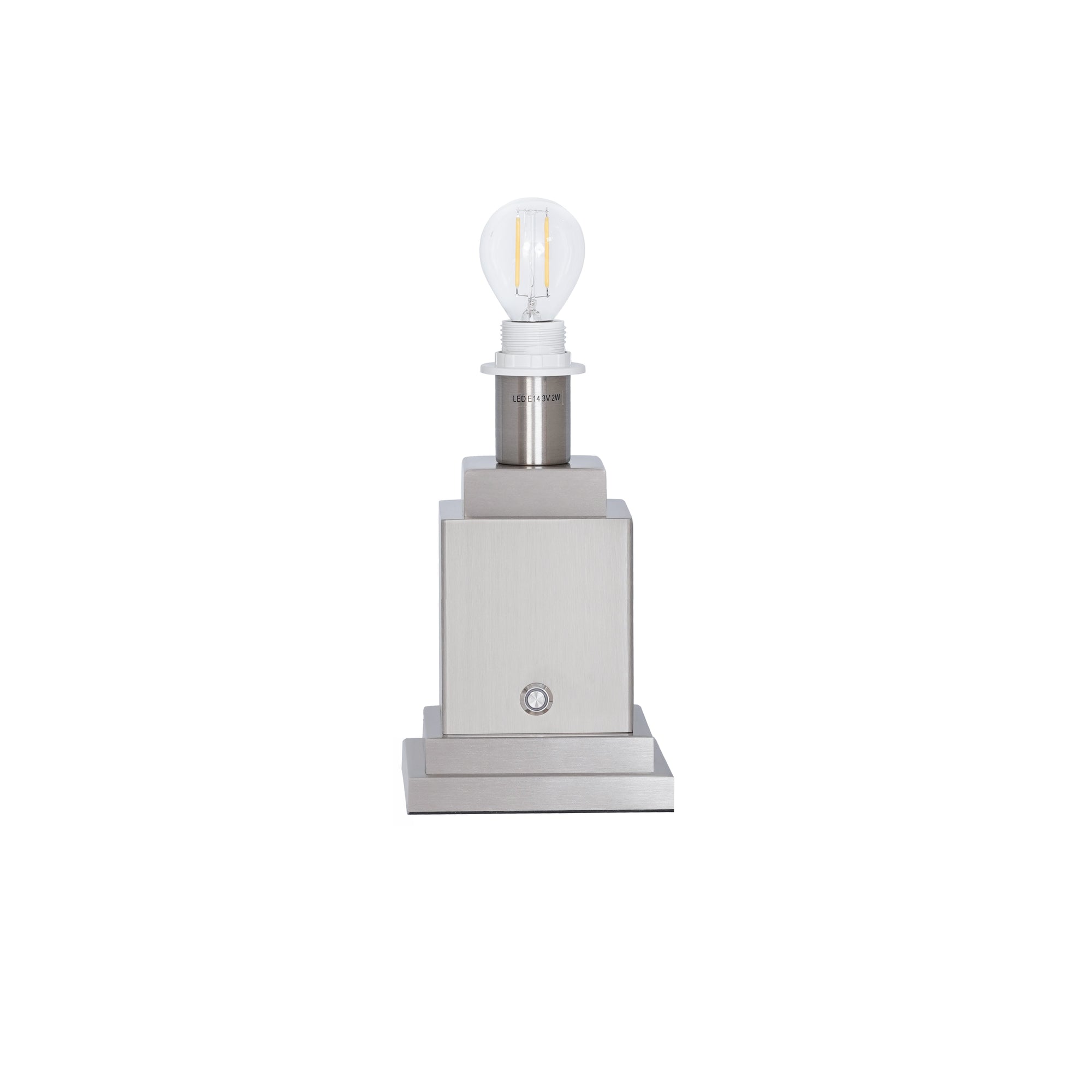 OSCAR Silver Rechargeable Lamp
