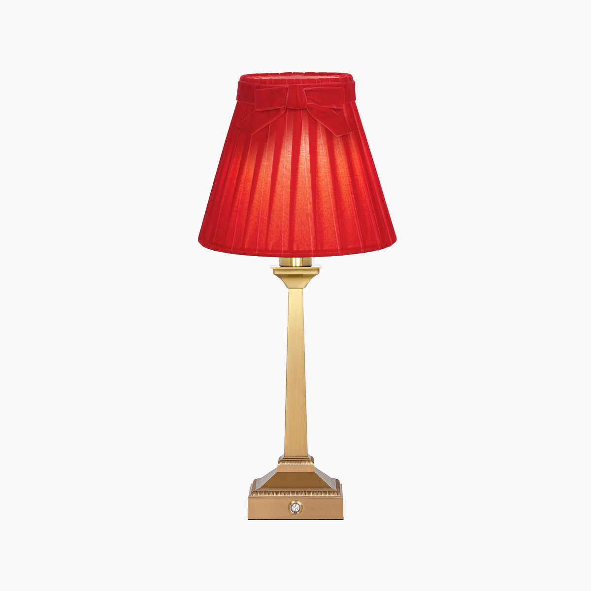 EIFFEL Rechargeable Lamp with 7.1" Marilyn Velvet Lampshade