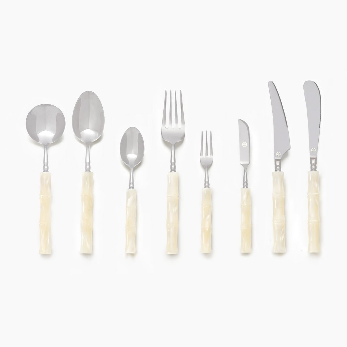Pearl Marble Flatware Set for 4
