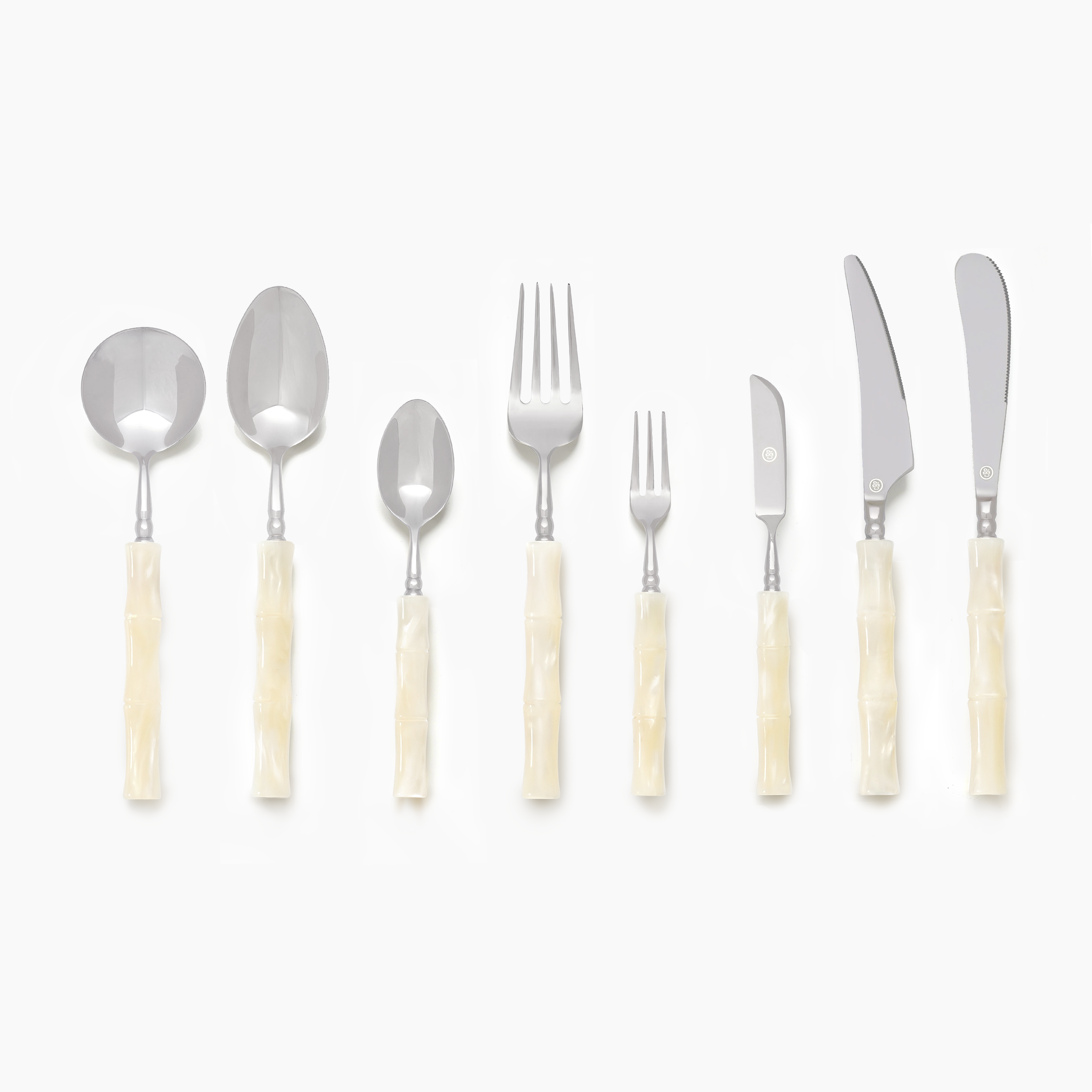Pearl Marble Flatware Set for 1