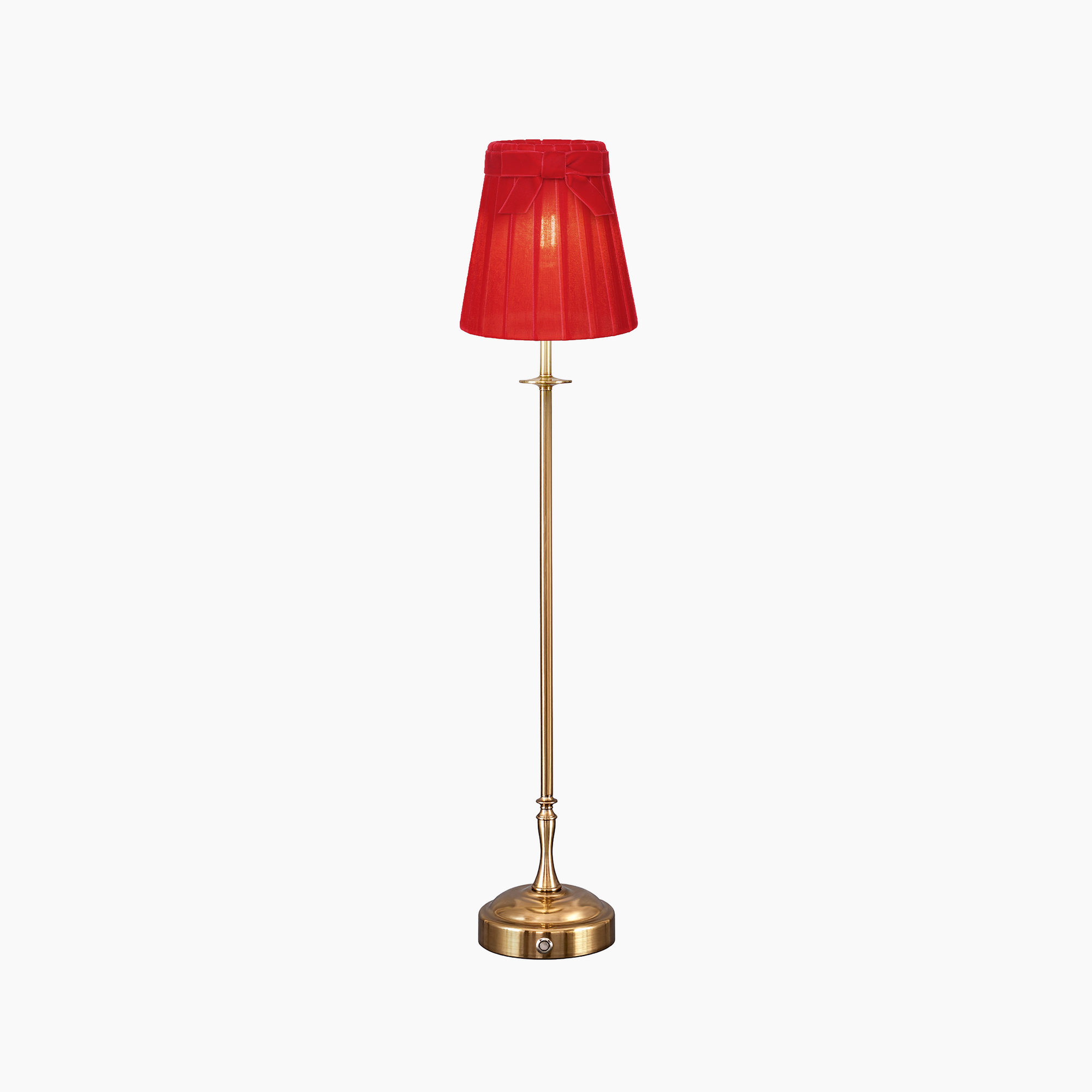 METALL Rechargeable Lamp With 5.5" Marilyn Velvet Lampshade
