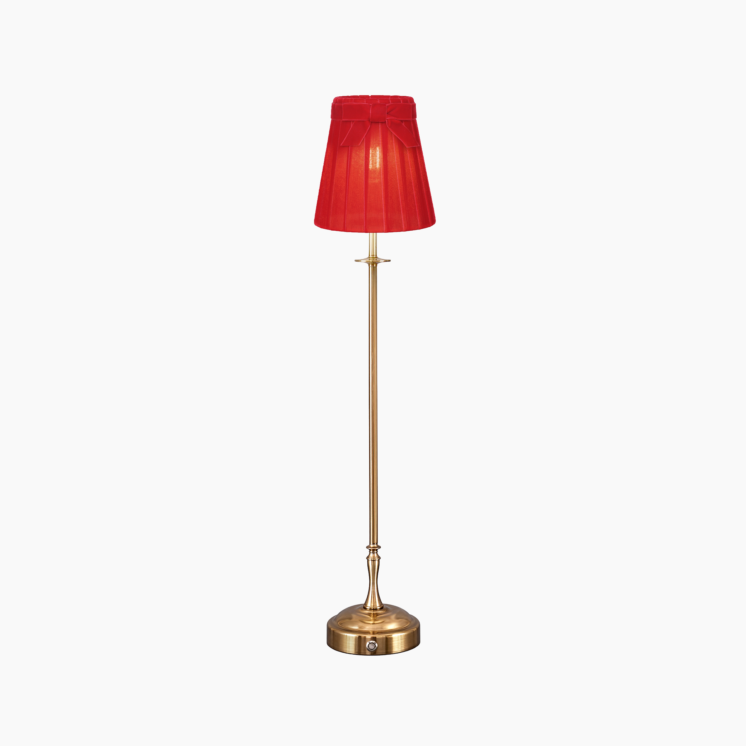METALL Rechargeable Lamp With 5.5" Marilyn Velvet Lampshade