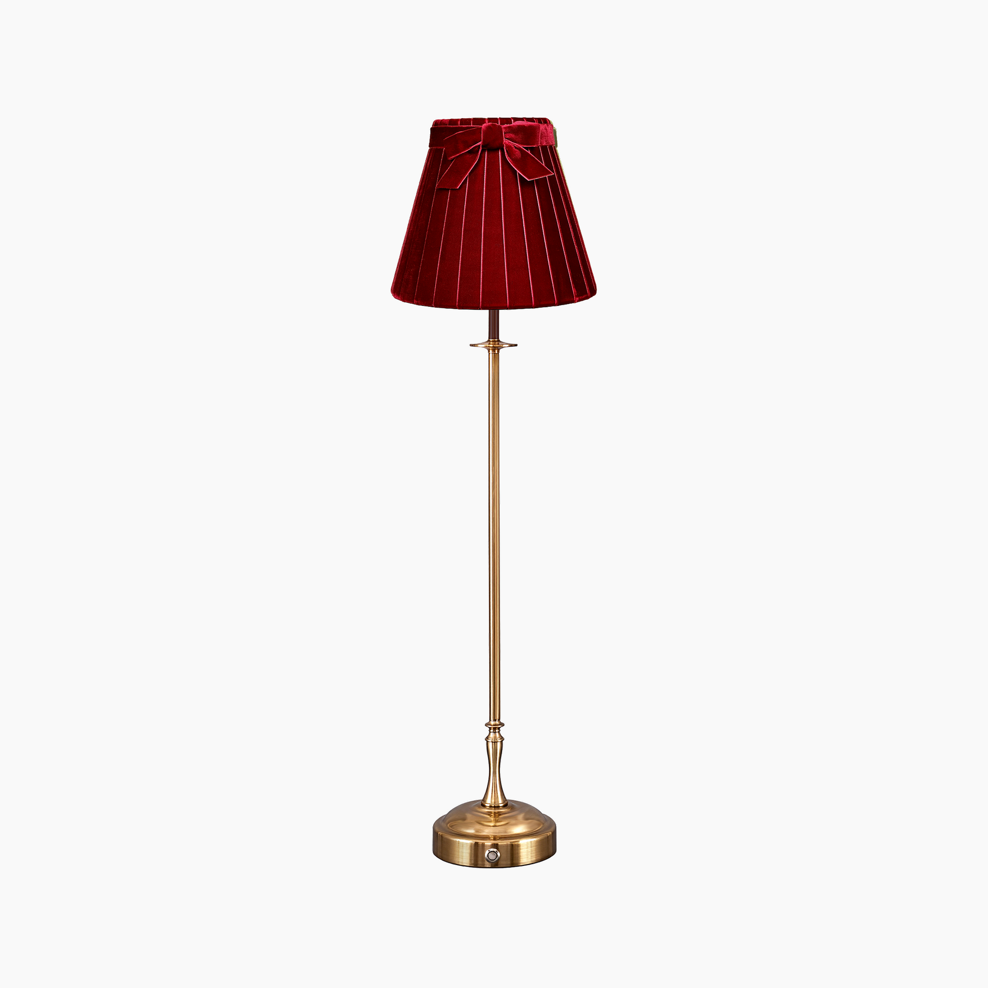 METALL Rechargeable Lamp With 7.1" Vampire Velvet Lampshade