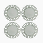 Sage Green Dinner Plates Set for 4