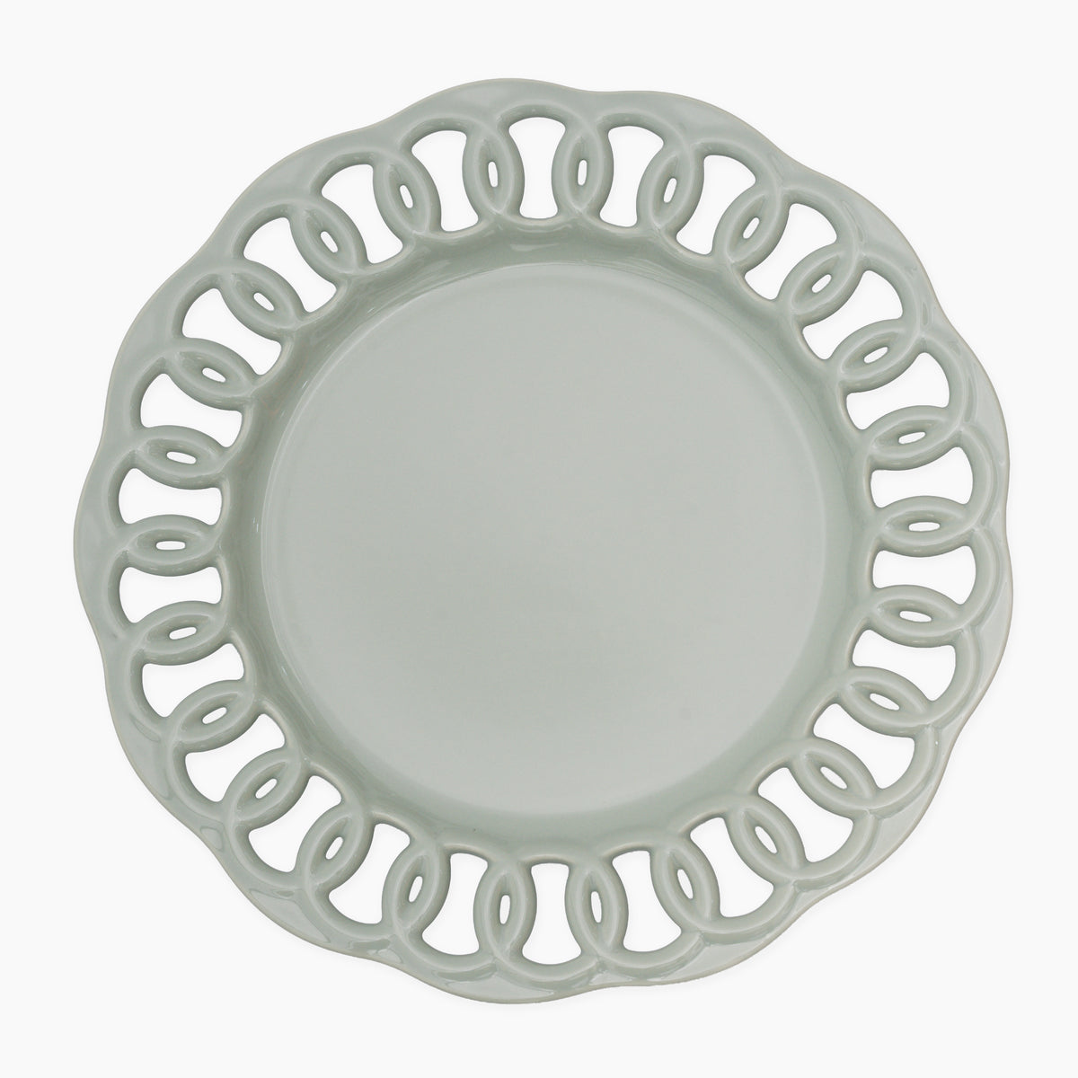 Sage Green Ceramic Plate Set for 1