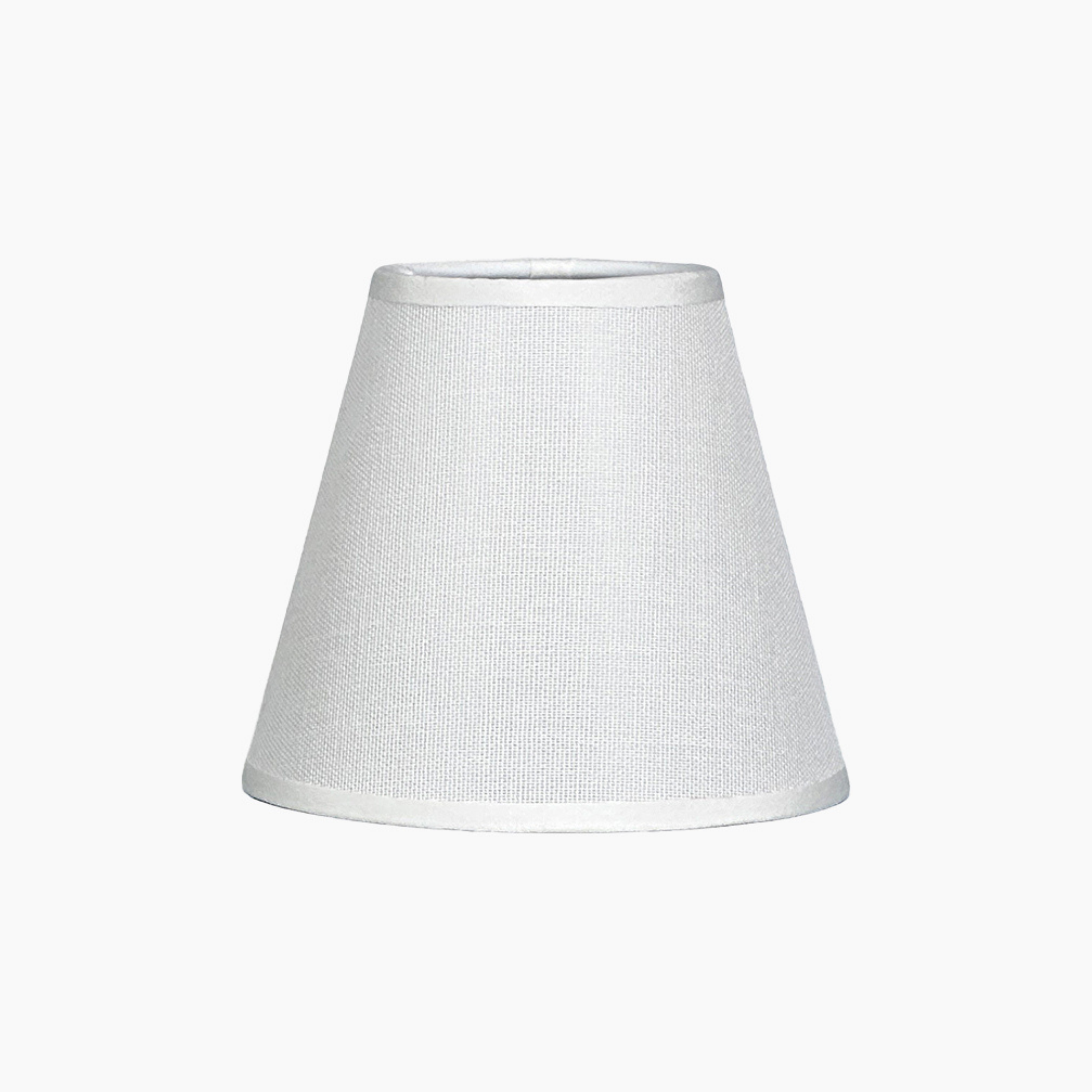 Classic White Linen Lampshade