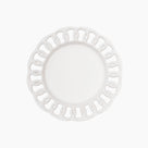 White Ceramic Salad Plate Set of 1