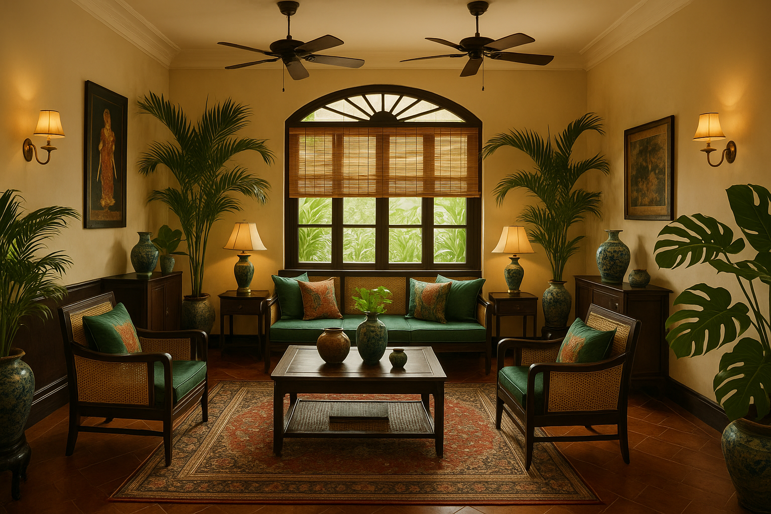 indochine living room