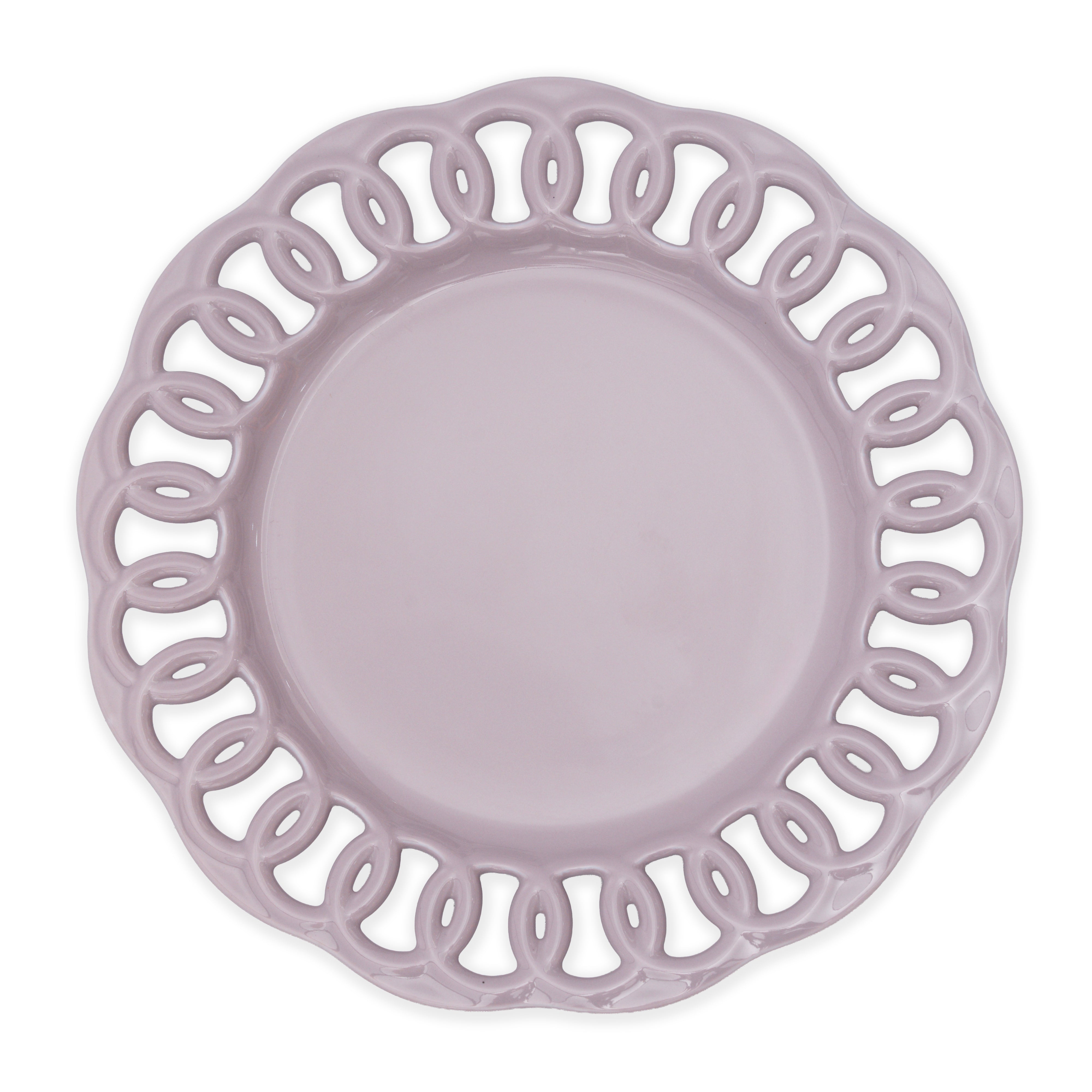 Violet Ceramic Dinner Plate