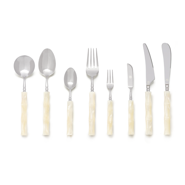 Pearl Marble Flatware Set for 1