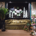 BAMBOOTIC Rechargeable Lamp with 7" Rattan Lampshade