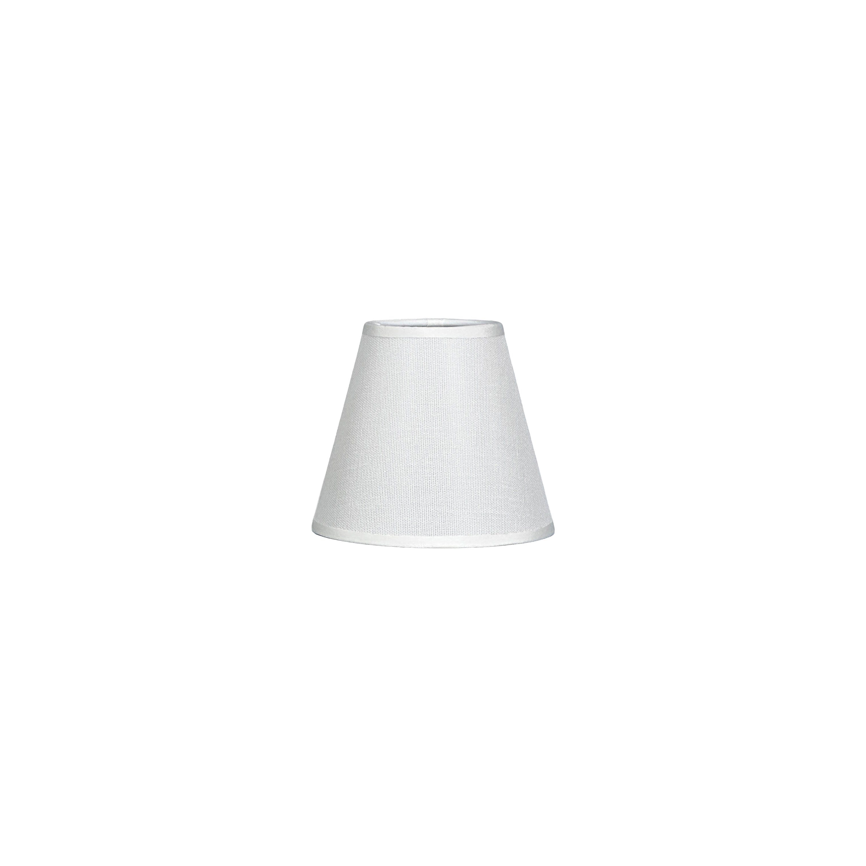 Classic White Linen Lampshade