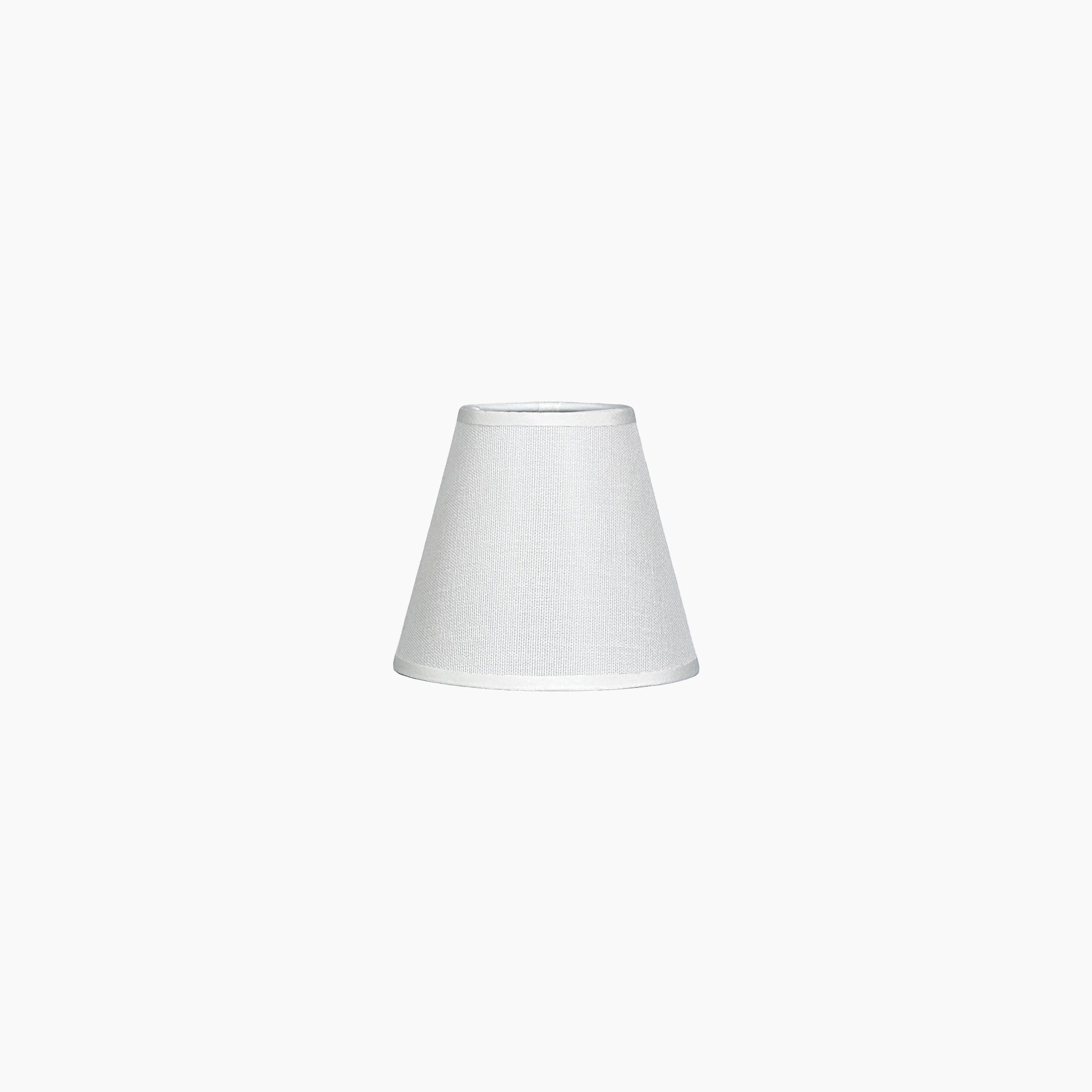 Classic White Linen Lampshade