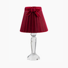 MERLIN Rechargeable Lamp With 7.1" Vampire Velvet Lampshade