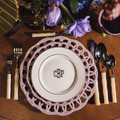 Pearl Marble Flatware Set for 4
