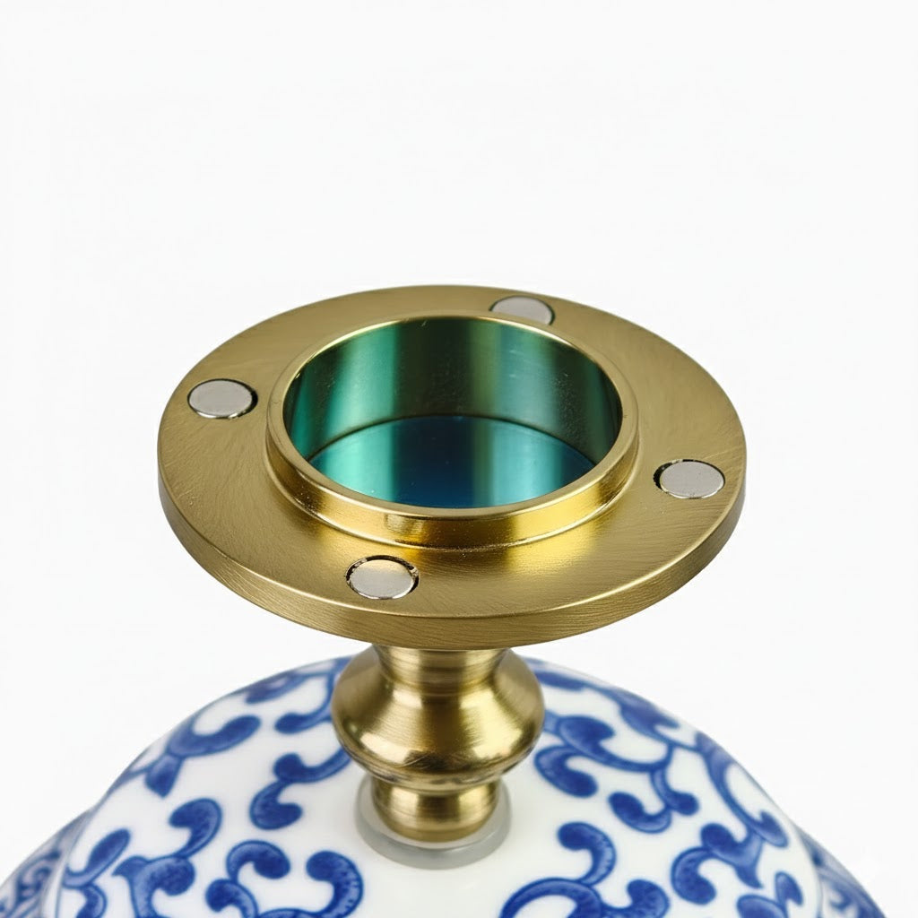 MIN Dynasty 9.45" Ceramic Rechargeable Lamp