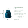 Teal Velvet 5.5"Lampshade