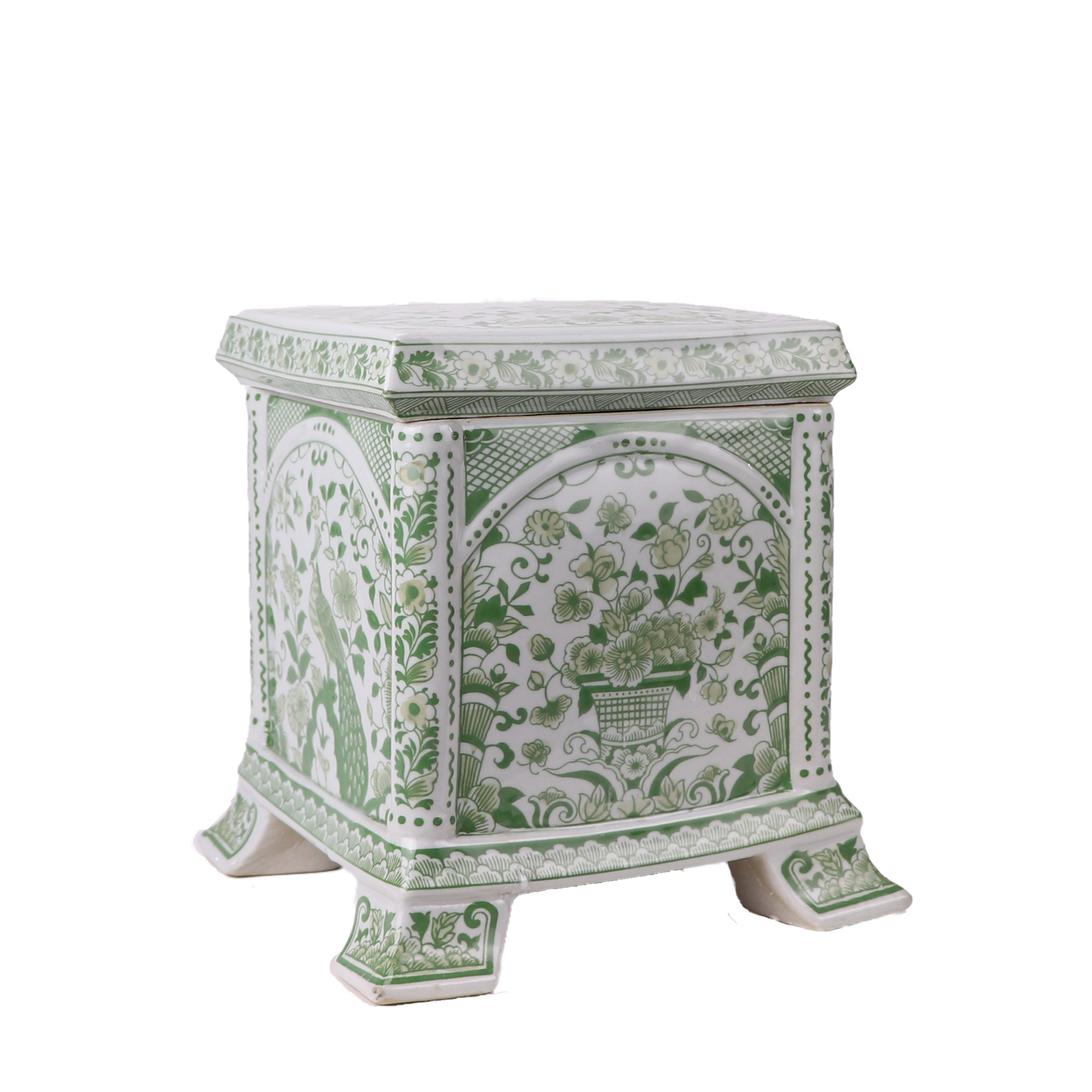 TULIPIERE Base In Delft Green 11"