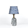 CINDERELLA RECHARGEABLE LAMP WITH VERDANT WILLOW ARTISAN SILK LAMPSHADE