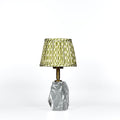 CINDERELLA RECHARGEABLE LAMP WITH ORIENTAL GARDENIA SILK LAMPSHADE