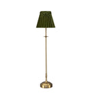 METALL Rechargeable Lamp With 7.1" Olive Green Velvet Lampshade