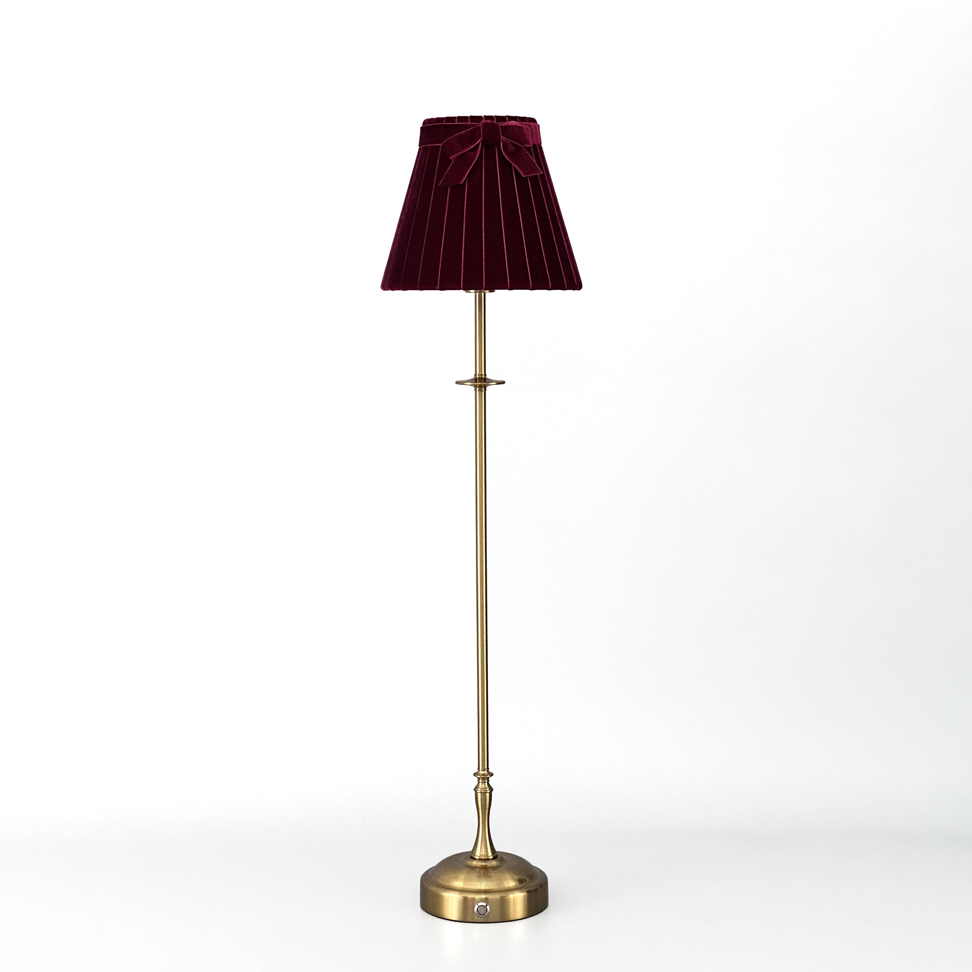METALL Rechargeable Lamp With 7.1" Vampire Velvet Lampshade