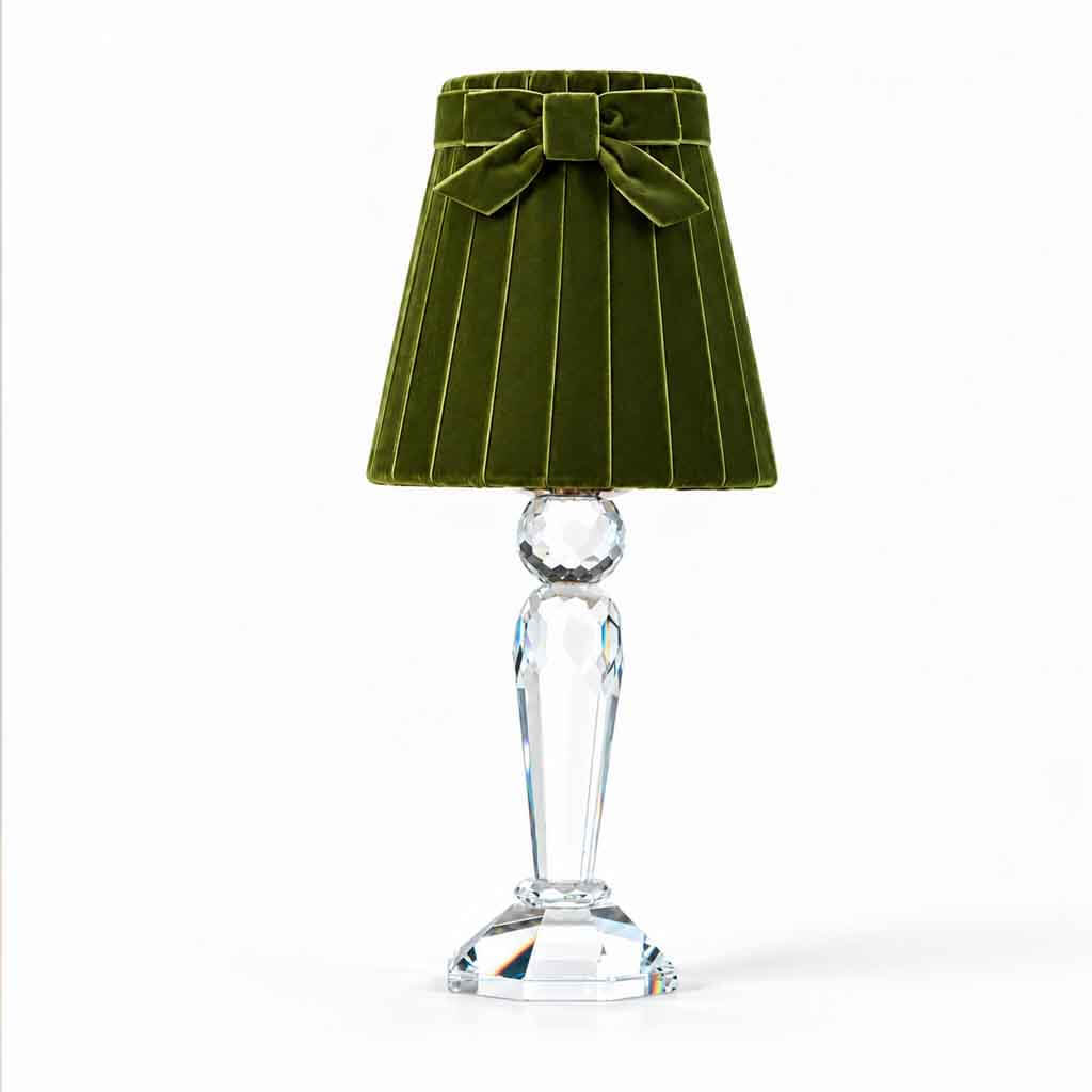 Olive Green Velvet 5.5" Lampshade