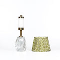 CINDERELLA RECHARGEABLE LAMP WITH ORIENTAL GARDENIA SILK LAMPSHADE