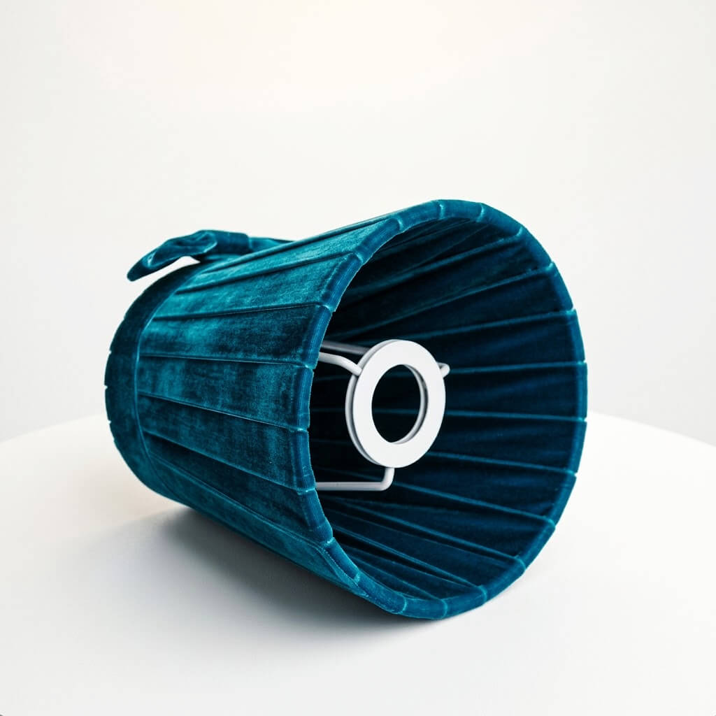 Teal Velvet 5.5"Lampshade
