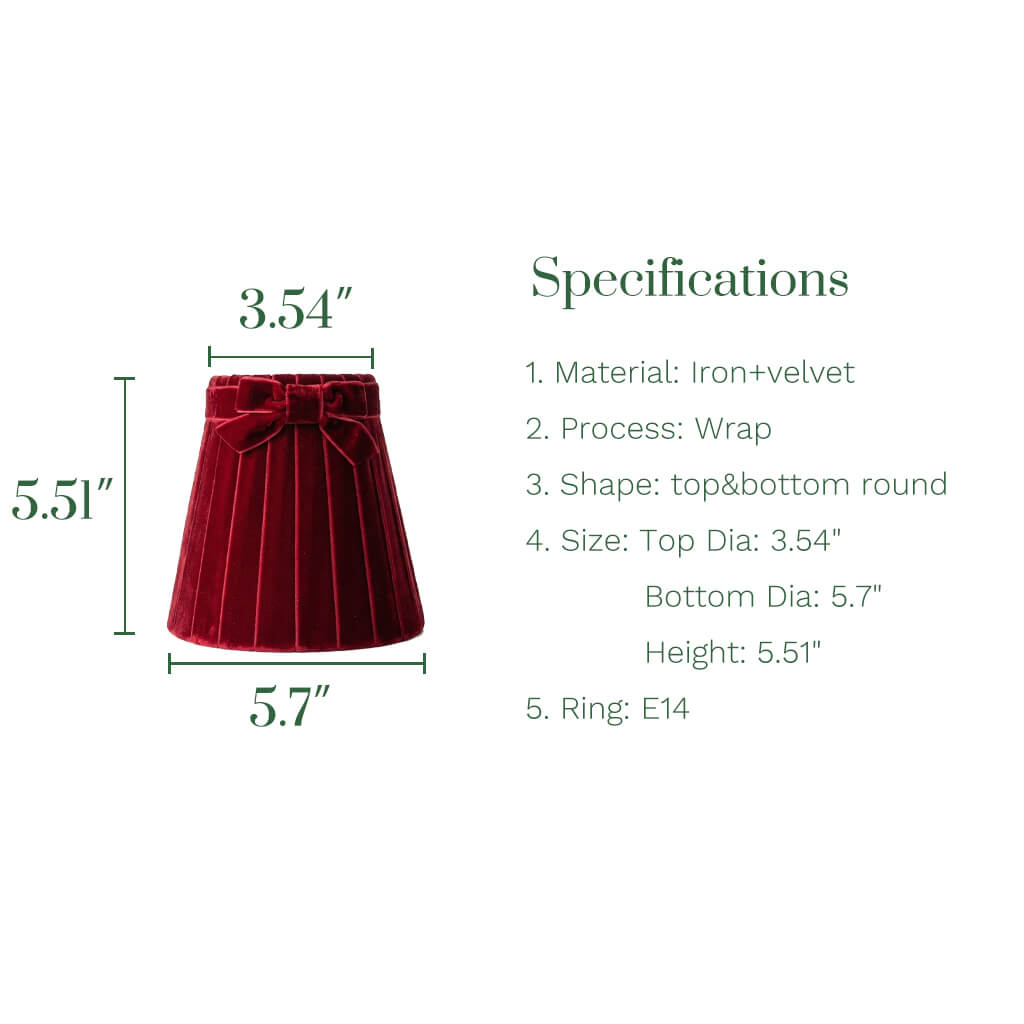 Vampire Velvet 5.5" Lampshade