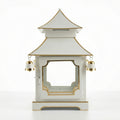 CHINOISERIE IVORY PAGODA LANTERN 11.5"
