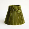 Olive Green Velvet 7.1" Lampshade