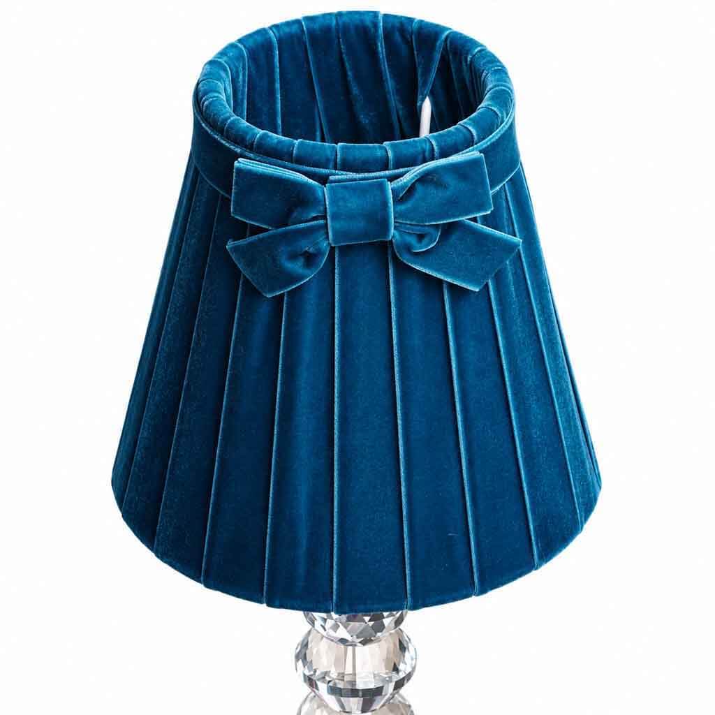 Teal Velvet 5.5"Lampshade