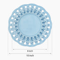 BABY BLUE DINNER AND SALAD PLATES SET