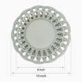 Sage Green Dinner and Salad Plates Set