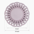 VIOLET DINNER AND SALAD PLATES SET