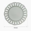 Sage Green Ceramic Dinner Plate Set for 1