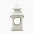 CHINOISERIE Ivory Pagoda Lantern 13" Set of 2